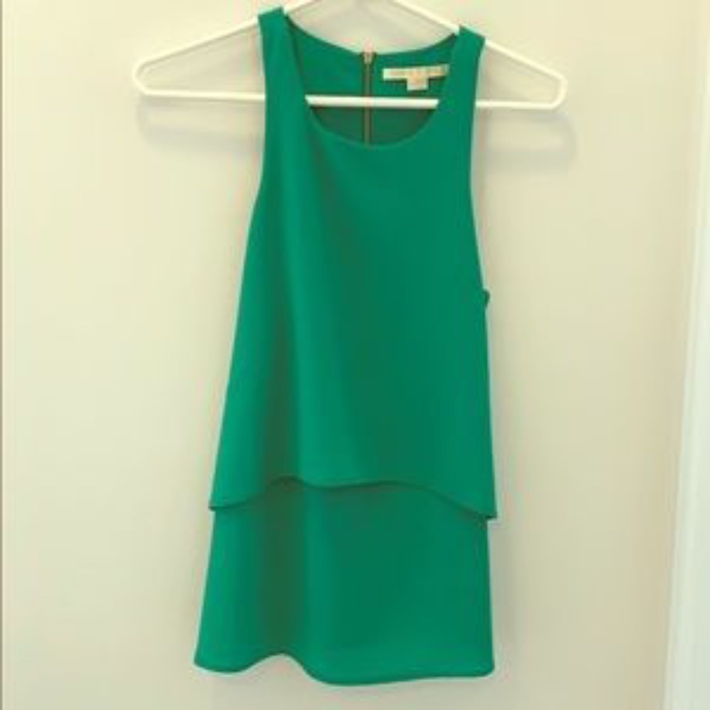 NWT! Cooper & Ella Sleeveless Layered Cami - Green